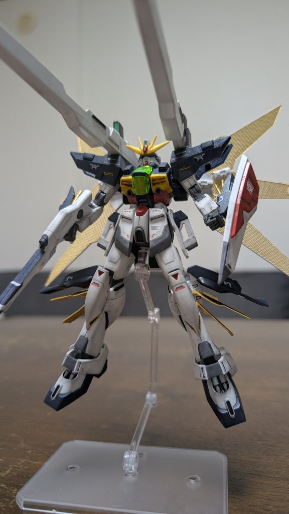 動きをつけて何枚か