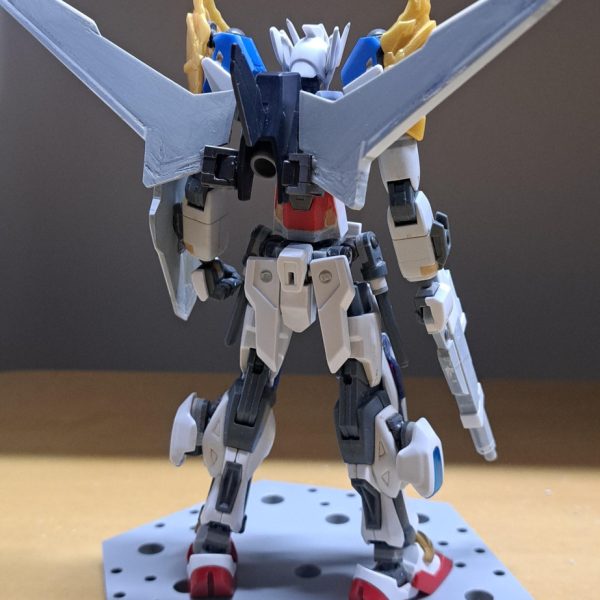 HGCEフリーダムガンダムをベースに作り主人公機風にオリガンを作りました名前はガンダムネクサスですプラ板でシールド、ビームライフル、フライトユニット(翼)を自作しました無塗装ですが塗装した状態で、新しく投稿していきますこれからも射撃特化や格闘特化も作って行こうと思っておりますので応援よろしくお願いします&nbsp;（7枚目）