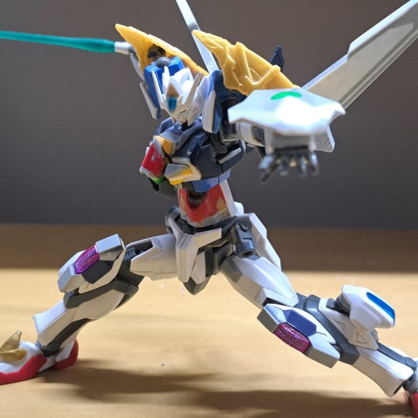 HGCEフリーダムガンダムをベースに作り主人公機風にオリガンを作りました名前はガンダムネクサスですプラ板でシールド、ビームライフル、フライトユニット(翼)を自作しました無塗装ですが塗装した状態で、新しく投稿していきますこれからも射撃特化や格闘特化も作って行こうと思っておりますので応援よろしくお願いします&nbsp;（2枚目）