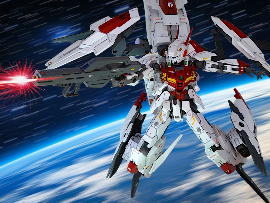 ヘッドパーツはG-ラインを微改造カラーリングも相まってジムコマンドっぽくも見えますし、GNアーチャーらしさもある気がします