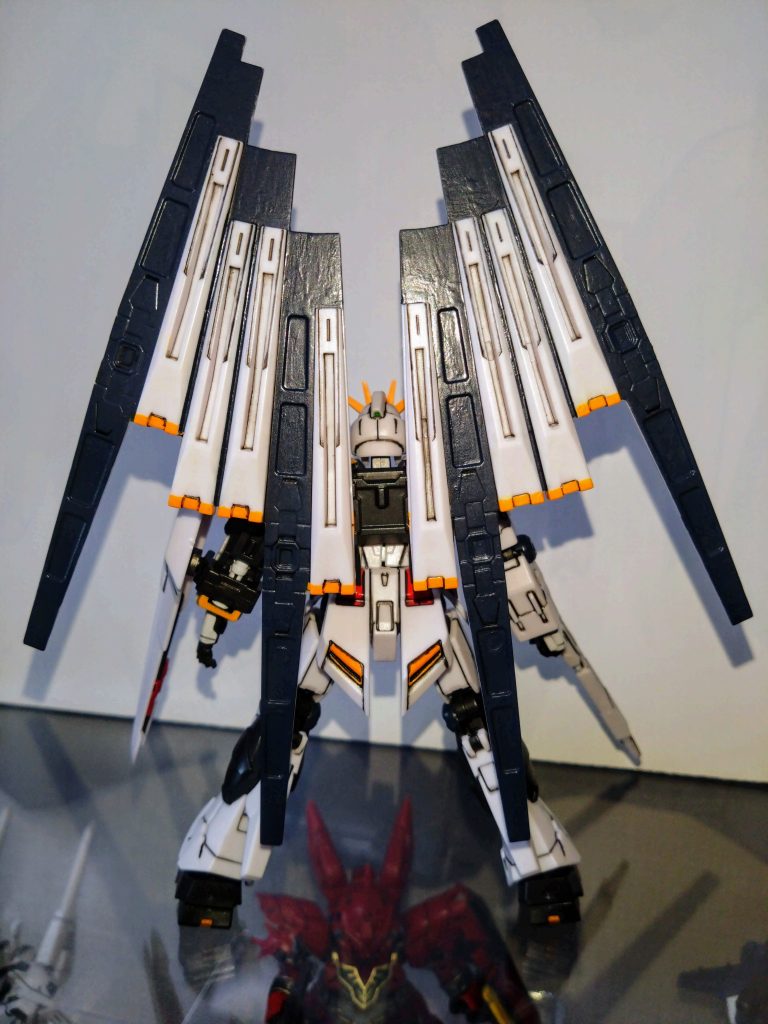 GフレームFA　νガンダム–2枚目/制作者：基本筆塗り部分塗装仕様