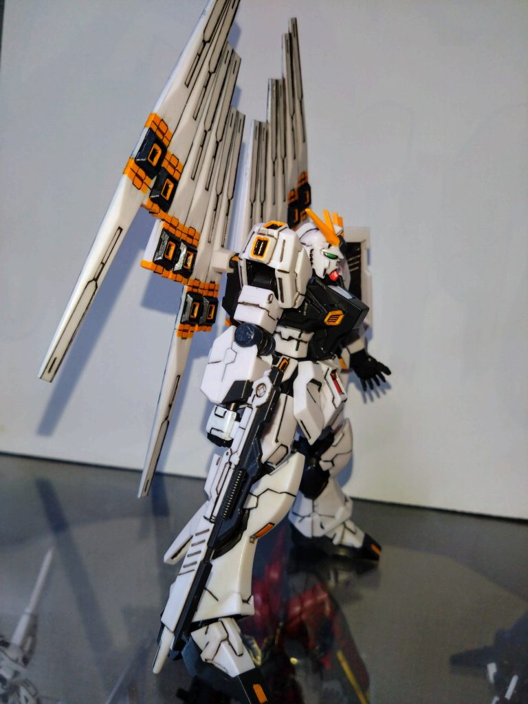 GフレームFA　νガンダム–8枚目/制作者：基本筆塗り部分塗装仕様