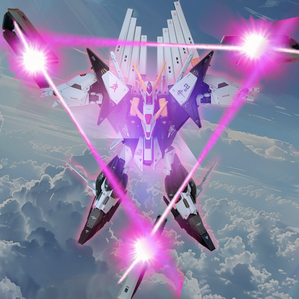 ファンネルミサイル!?しかし、そんな小手先のサイコミュなどフィンファンネルで防いでみせる!