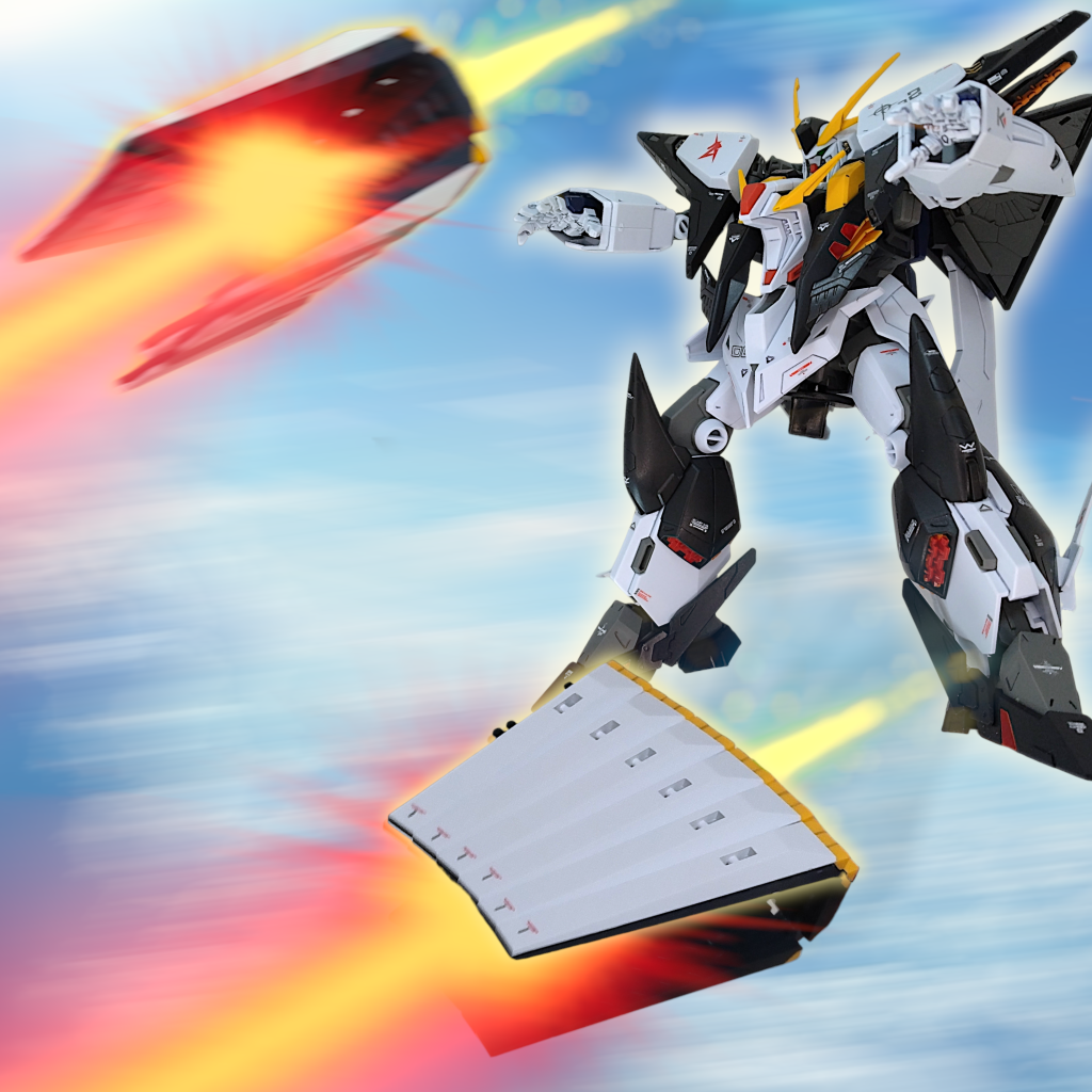 ちぃっ!ファンネルを収束させて一気に突き破る!