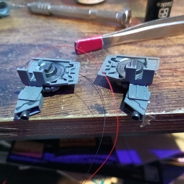 今作の最大のハイライト、バックパックの組込み完了です‼️👍（5枚目）