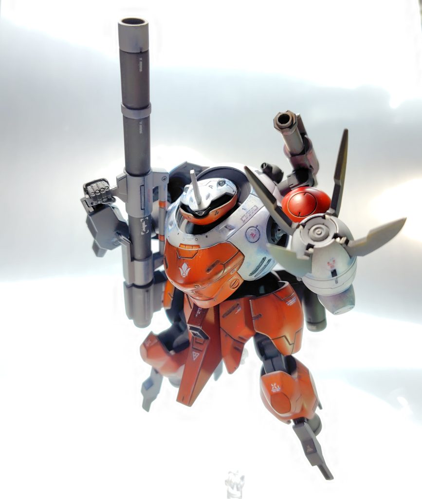 爪先は少しだけとっきんとっきんしました。赤肩は汚しは入れず、そこだけいつもキレイにしてますくらいの感じに。