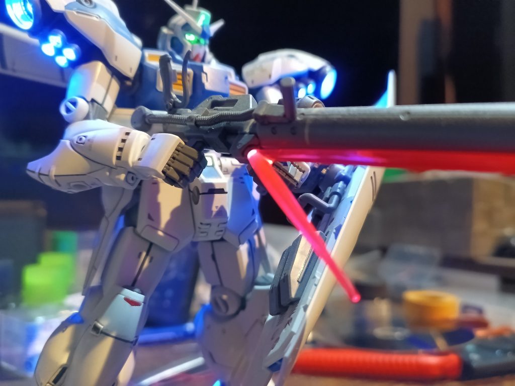 過去作 RE/100 ガンダム試作4号機 ガーベラ LED組込み–4枚目/制作者：福田　義康