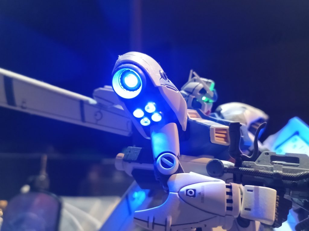 過去作 RE/100 ガンダム試作4号機 ガーベラ LED組込み–7枚目/制作者：福田　義康