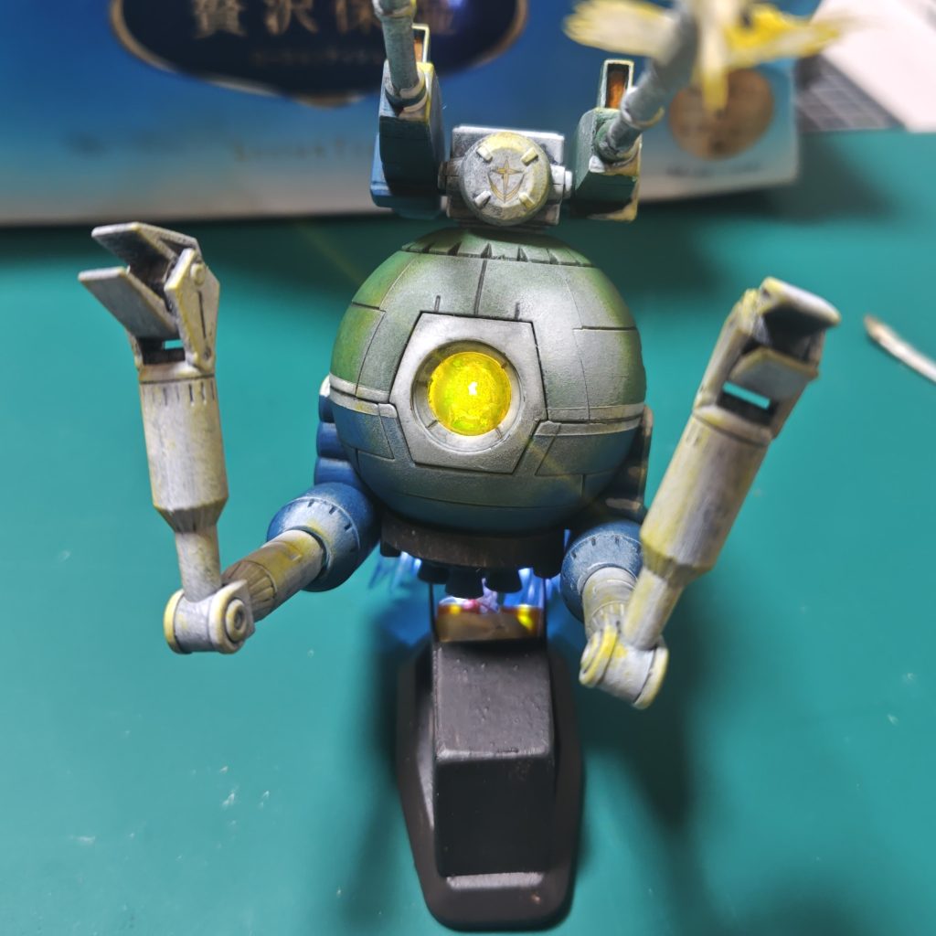 コクピットは光ります。