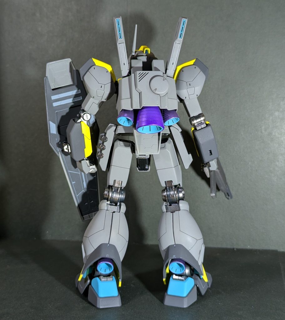 バックショット、バーニアをメタリックパープルにしてちょっと派手さを出しました