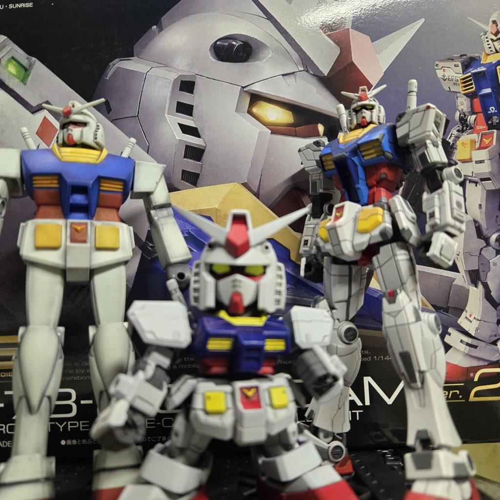 ついに定価で買えてしまいました！嬉しさの余り変なネタをやってしまいました(gundam-kao5)しっかり腰を据えて作っていきたいと思います(*^^*)ご覧いただきありがとうございました！