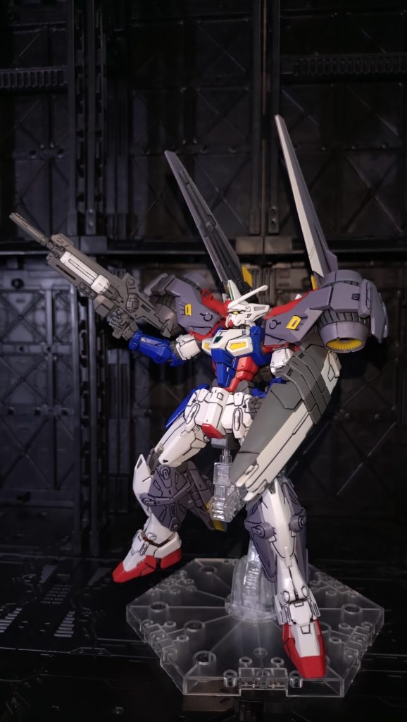 オリジナル設定のバックパックのビームランチャーも良い