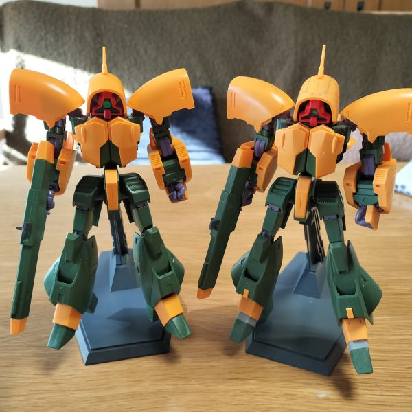 年末に作り始めたアッシマーちょこちょこイジってようやく基本塗装が終了しました。あとは部分塗装、デカール、少し汚して完成させます！ちょっとブラン機をイメージした改修をしたいですね。改修ポイント頭部角度とモノアイ、サブカメラ胸の厚み増し爪先の延長筋彫とか穴あけ、ランナータグから作ったプラ板貼り付け&nbsp;&nbsp;（3枚目）