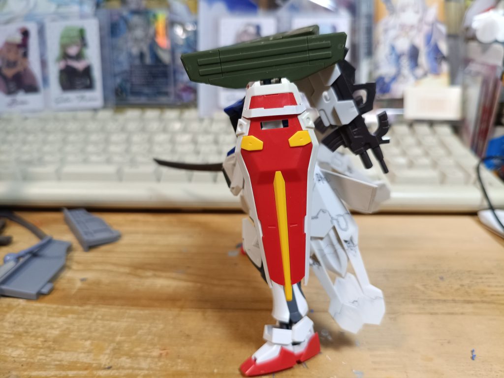 いつもどうり肩ミサイルポッドとジャンプユニットをそして