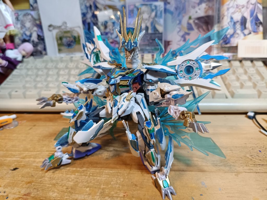 ドラゴンヘッド装備で完成!!ブルーアイズストライクドラゴンを召喚!