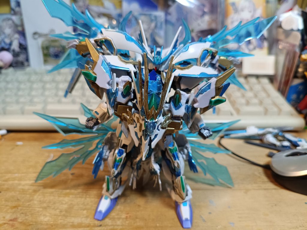 ベッドパーツとバックパックそしてバックパックにドラゴンクローを付けて完全