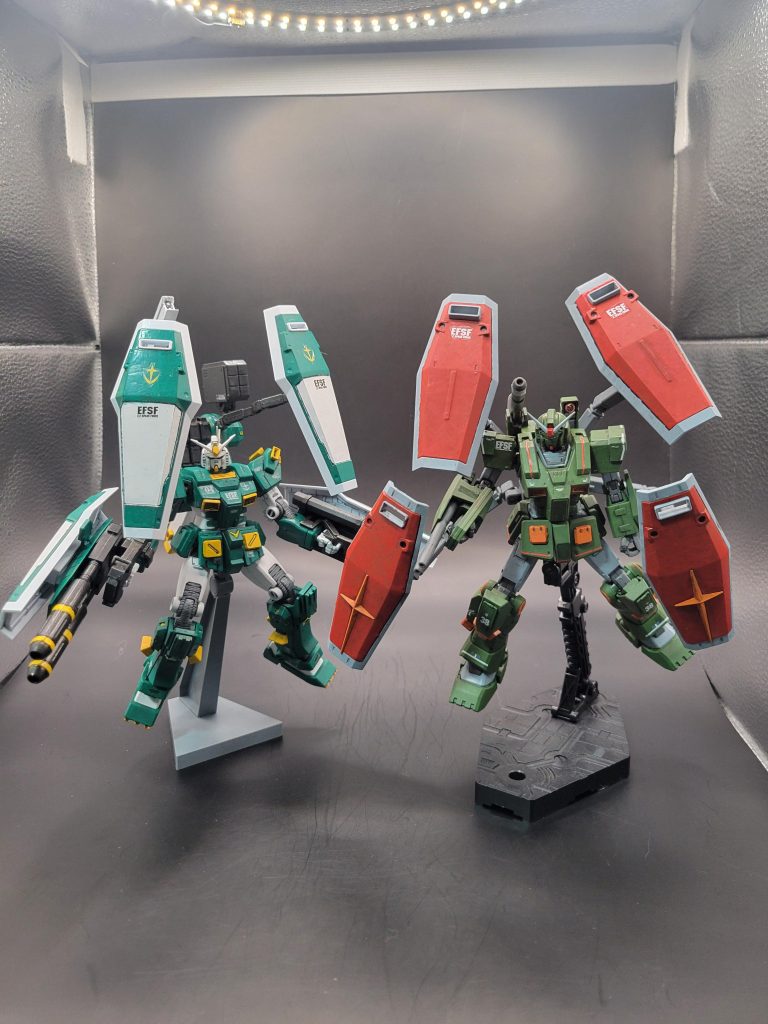 以前作ったFAガンダムと一緒に😘