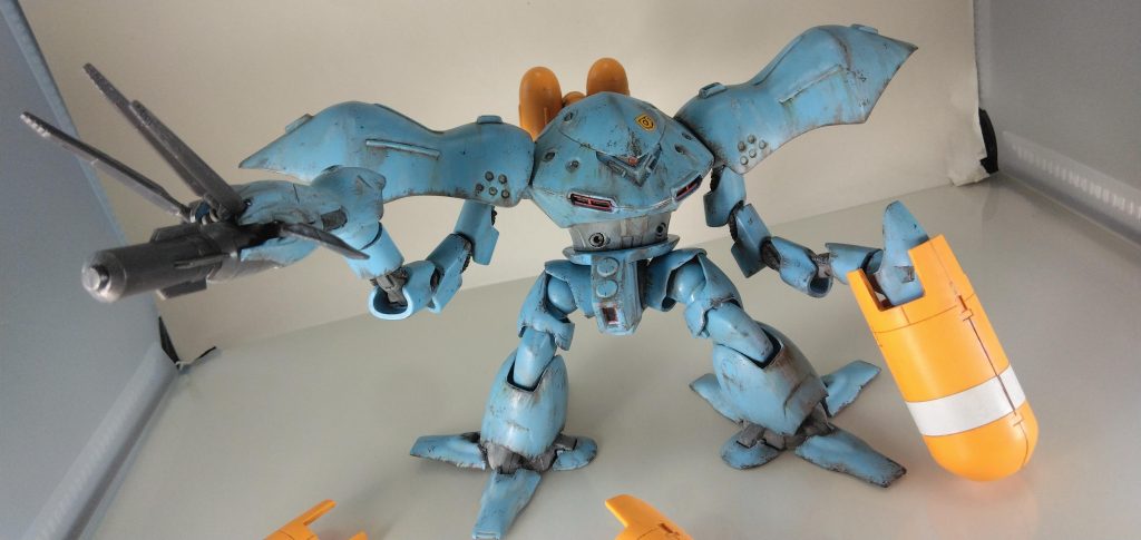 ハンドミサイルは使い捨てだからほとんど汚さないのだ。