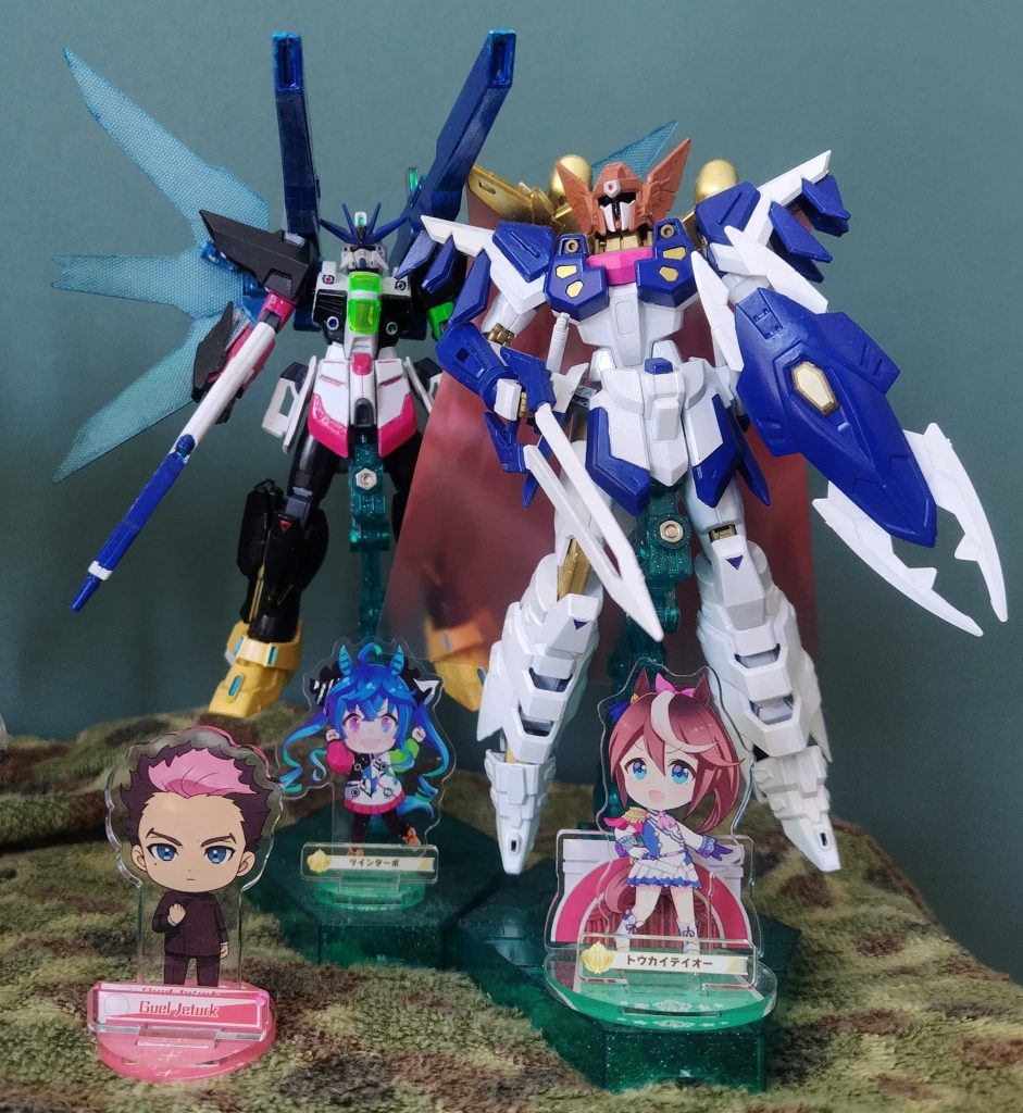 2ndシーズン、成長したトレーナーのグエルとハッピーバスデーを歌われても生き残ったトウカイテイオー命懸けのツインサテライトキャノン師匠は涙無しには見られませんでしたね