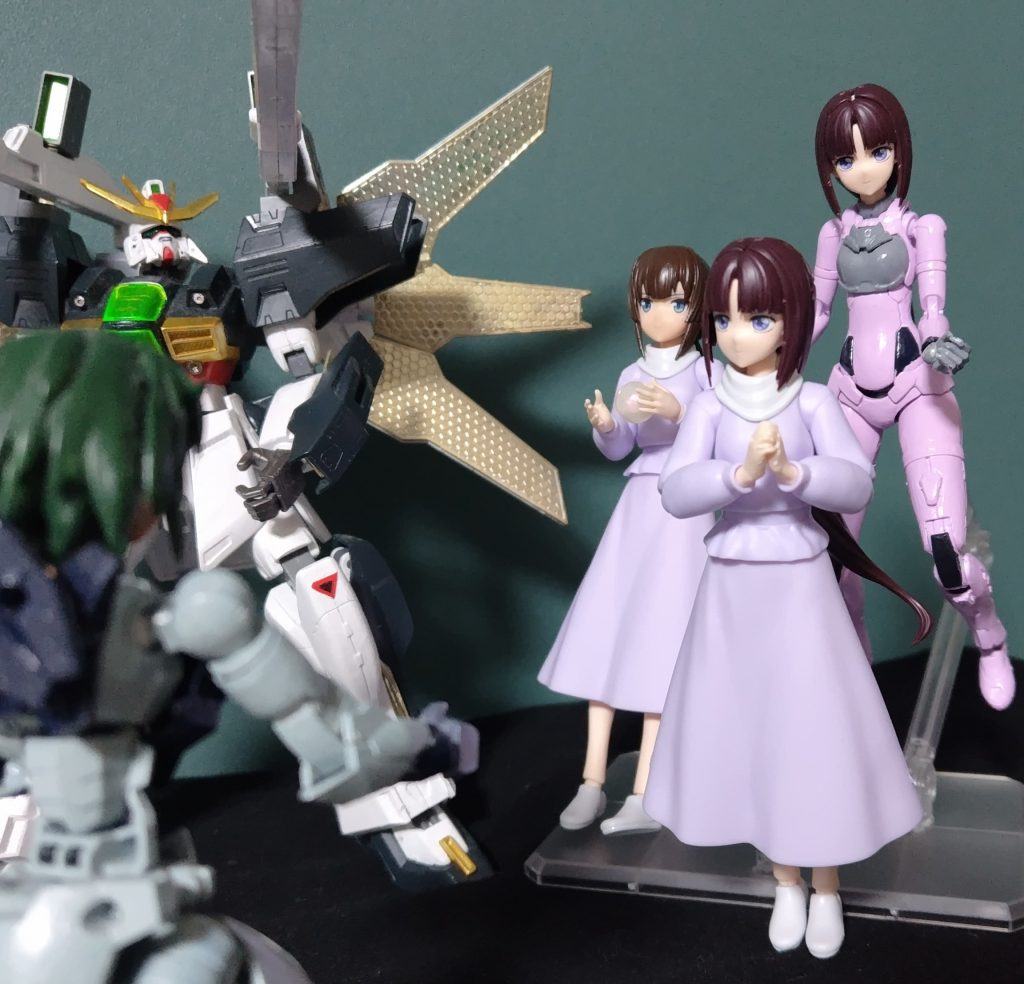 自作ティファと合わせてティファ「ティファ!ティファ!ガロードにジェットストリームアタックをかけるぞ!」