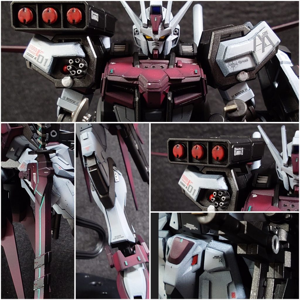 エールストライクガンダム改　HG　全塗装–7枚目/制作者：wat798