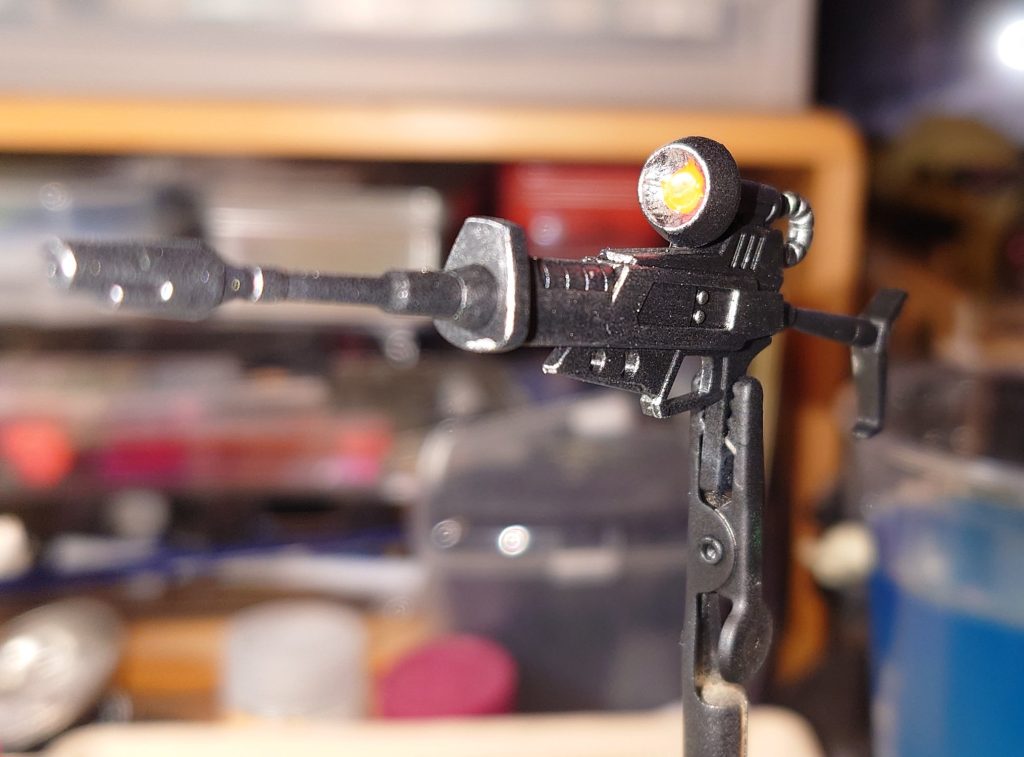 作品名：NEXT coming up!<p>　次はこのビームライフルを使うあいつだ！　しかし今回は意外なカタチでヤツが仕上がりつつある… 　 　みんなのあきれるような顔が見えるようだぜ! 　1/10を待て！ 　グリーンカレーと発泡酒　モデラーにはありがちだが、乾燥 [&hellip;]</p>
