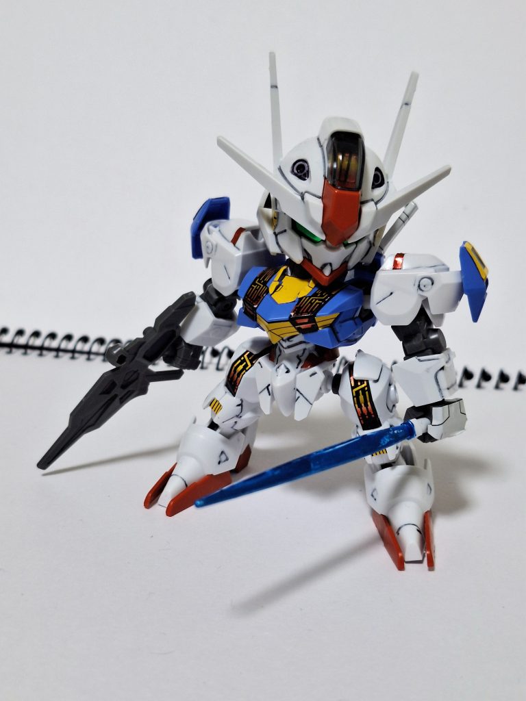 サーベルは塗装しました肩にビットオン