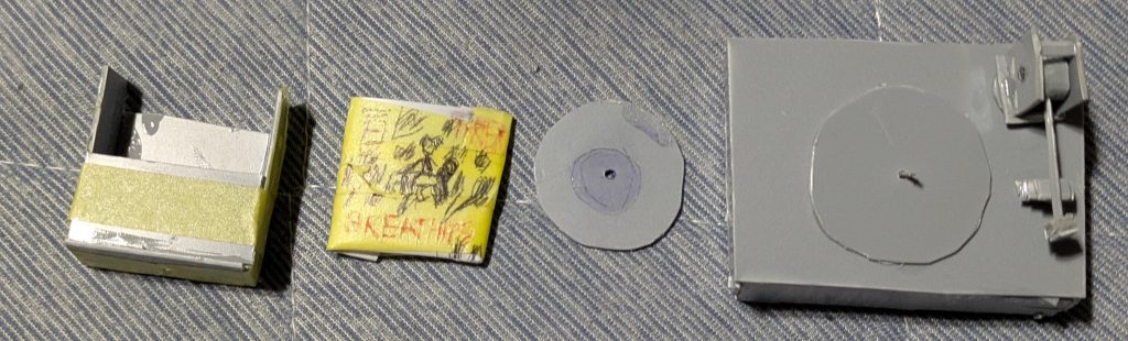 作品名：プラ板工作(2)<p>レコードとレコードプレーヤー ジャケットはTレックスです</p>
