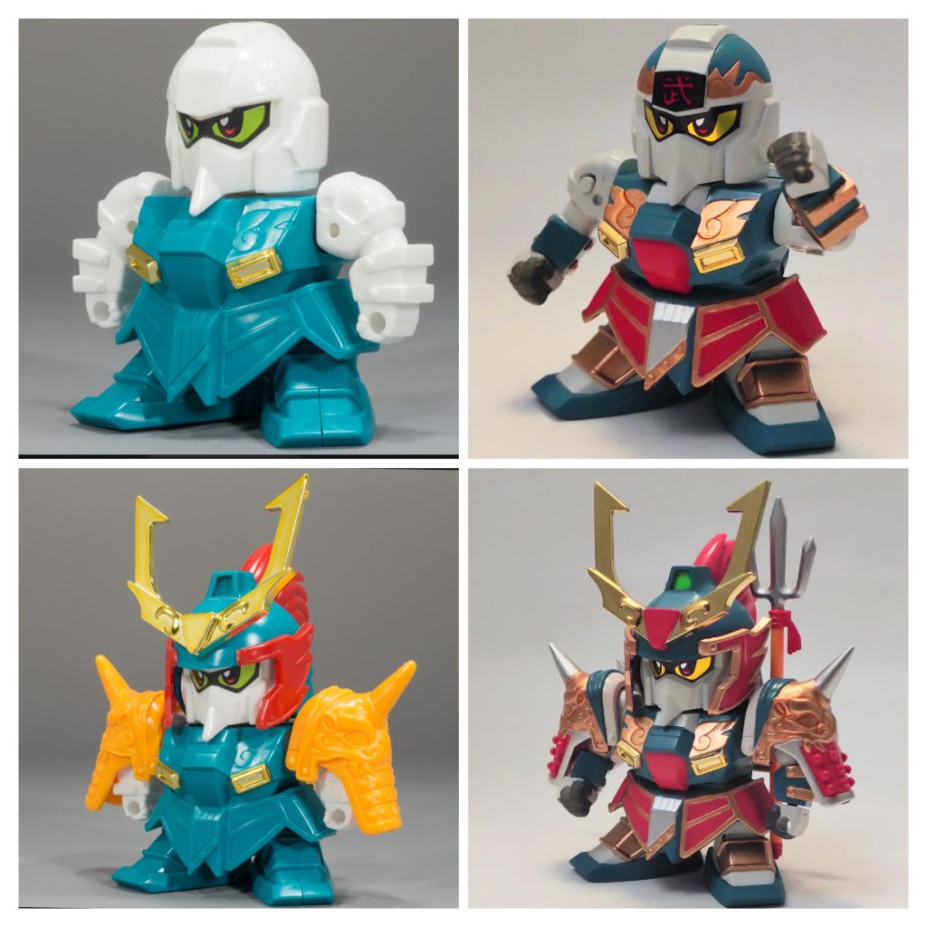 左が素組、右が改造後です。少しスリムというか縦長になりました。では各部の改造箇所などから…。