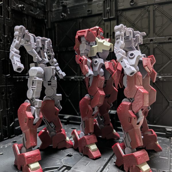 全体像観ないとモチベーション維持できないので、仮組み中です。全体像見えるとやる気が続きます。表面処理頑張って、早くサフ吹きたいです。（5枚目）