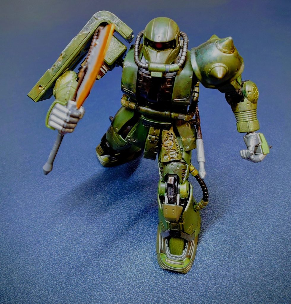 TV版で作画崩壊とボロカスに言われたドアンザク。オリジン版では、サザンクロス隊長だったドアンの強さの象徴に変わりましたね。