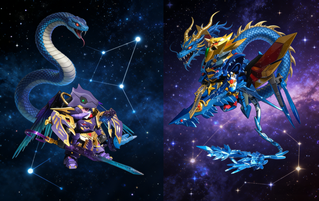 蛇遣い座 ゼロガンダム–5枚目/制作者：昨日の 🎈W