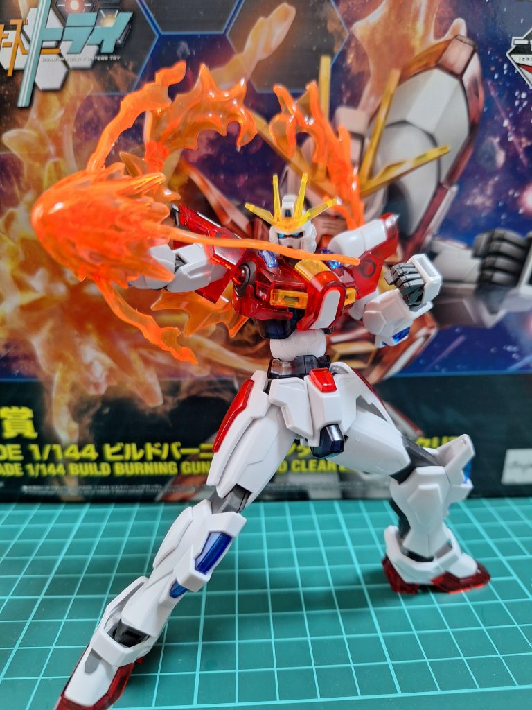 ビルドバーニングガンダム　ソリッドクリア