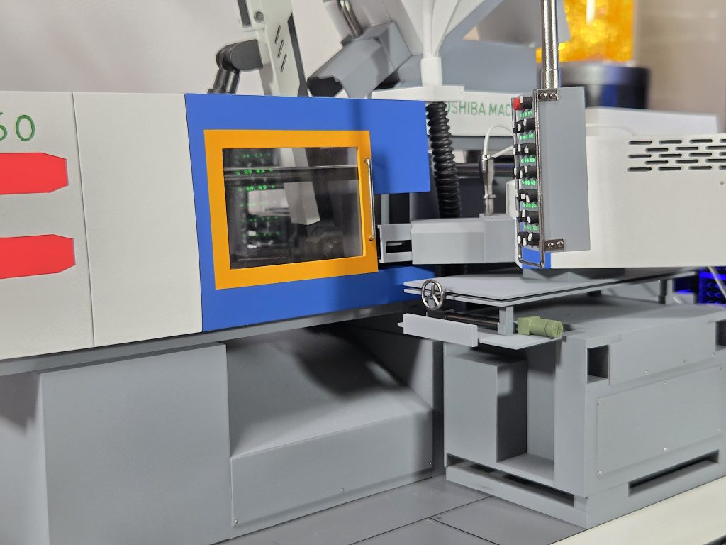 モニター部分に電飾をしています。