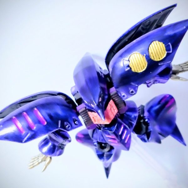 食玩キュベレイ　ネイルパウダー塗装（黒）