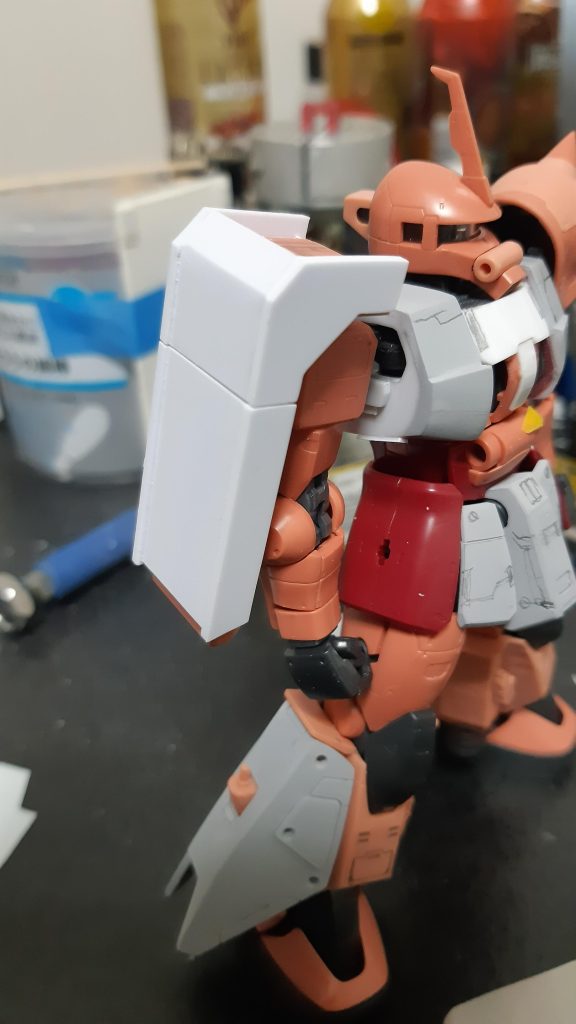 スクラッチ３度目の正直ｗ今度はちゃんと計って組んだｗ足や胸の３倍以上早く終わった・・・ｗ箱形状ってのもあるけどさｗやっぱ出来る限りちゃんと切り出してから組みましょうｗ