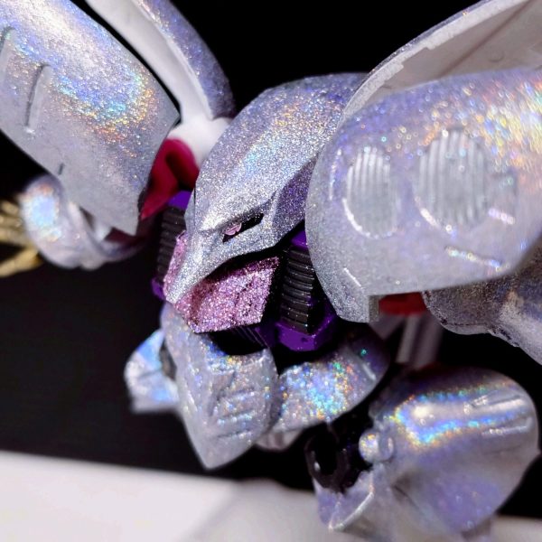 食玩キュベレイ　ネイルパウダー塗装（ホロ）