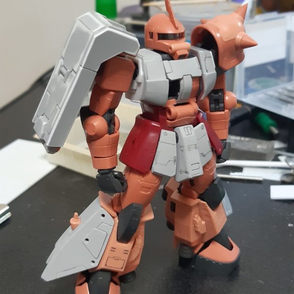 RG 高機動型ザクII製作中