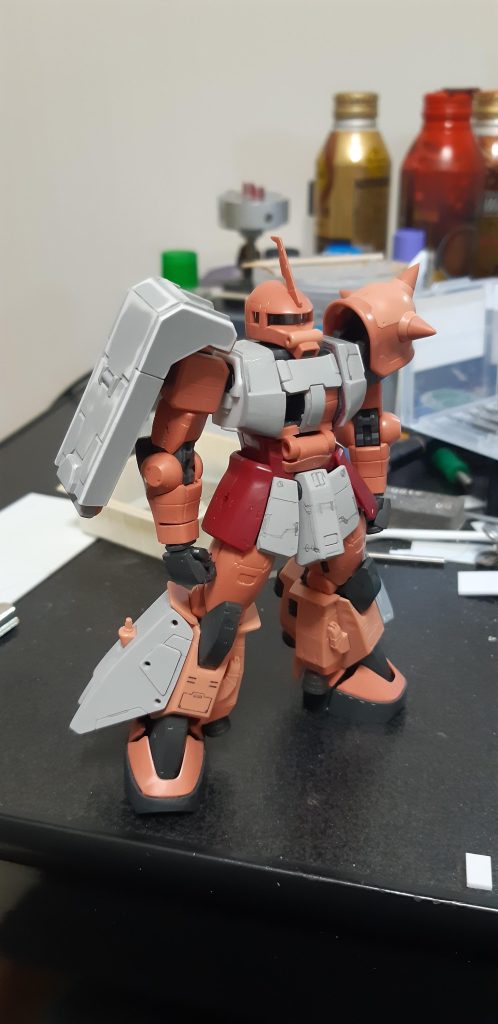 プラ板工作ほぼ終了スジ掘り前