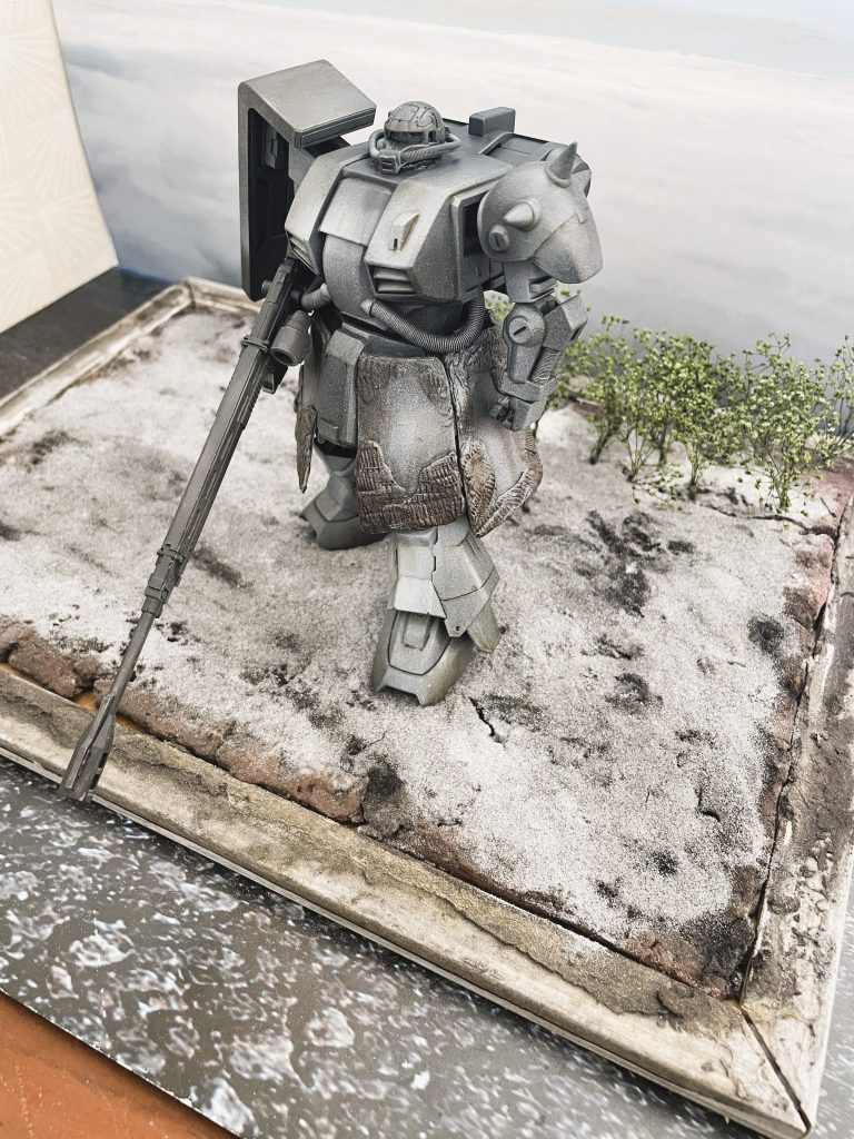 鳥観図です。ライフルの長さがお分かりになると思います。