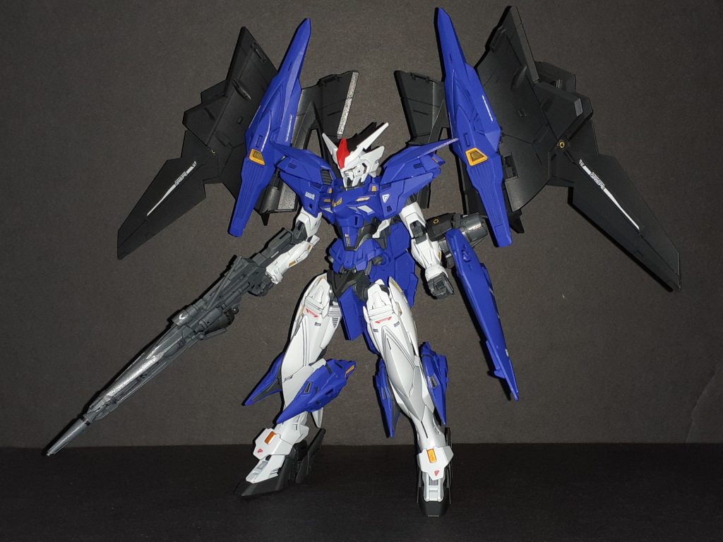 プレバン限定。一応ガリアレストのコミックは読んだことはありますが基本的にはGジェネで知った機体です。スミ入れとつや消しのみ。