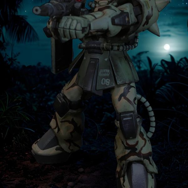 「密林が似合う迷彩ですね」とコメントを頂いたのでデジラマメーカーで合成してみました😁。迷彩柄ってこういう効果なんだって改めて思いました🤔、そして生成AIってスゲーって思いました😄。（6枚目）