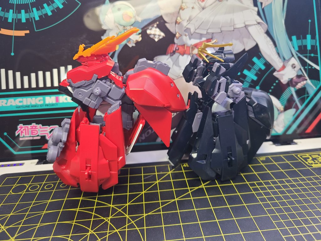 当然バーザムIIはウーンドウォート素体なので手足の規格が一緒。