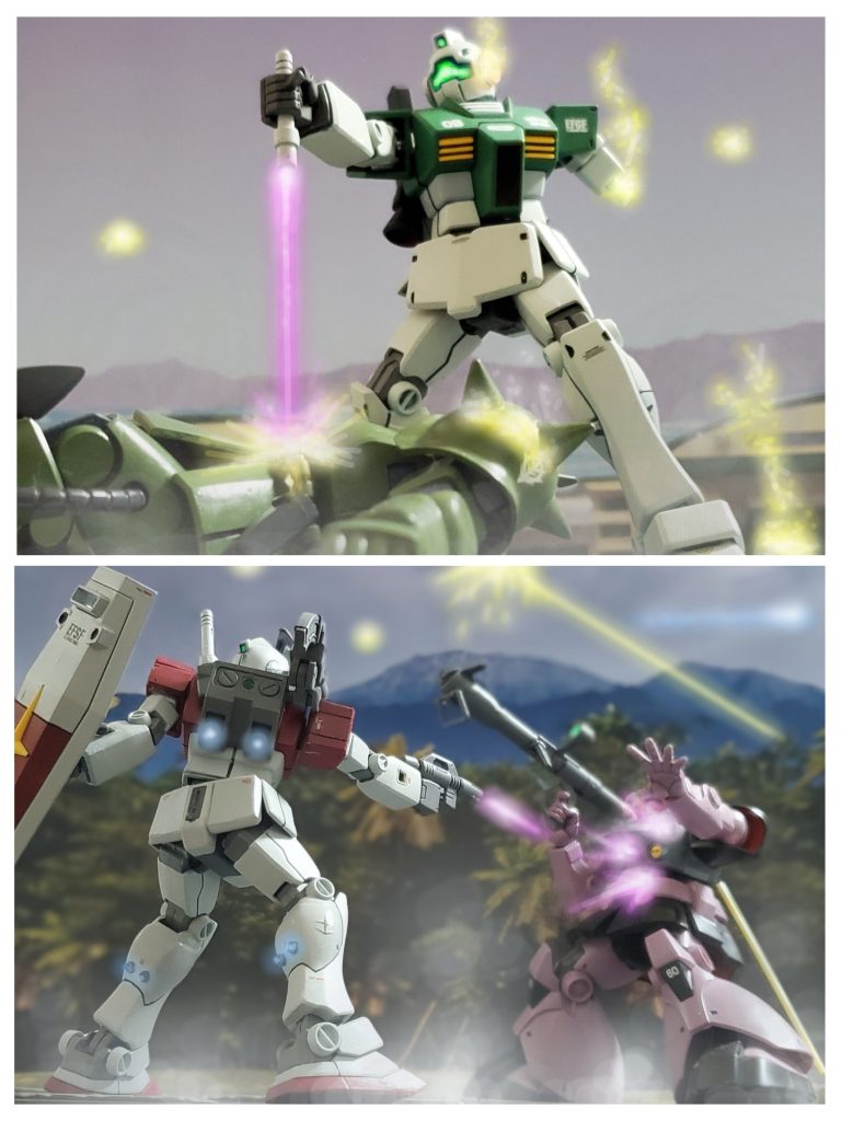 宇宙世紀0079年11月、ビアンカ・カーライル少尉は初めてのチームメイトと苦楽を共にしMSパイロットとして北欧戦線にて連戦の日々を戦い抜いていた。しかし、激しい戦闘となったオデッサ作戦Nポイント戦で追い込まれたジオン兵らの執念と対峙。右も左も敵だらけの中で目の前の敵を倒す事で精一杯だった彼女。作戦終了時には絆を深めた部隊は壊滅。小隊の生存者はビアンカ少尉のみであった…🌠その後、彼女は最前線で部隊再編を繰り返し、過酷な一年戦争の戦場で次々に戦友を失いながら転戦。そしていつしか、ビアンカ少尉は共に戦った仲間を忘れぬために所属した部隊マークのタトゥーを身体に刻み込んでいくようになる。