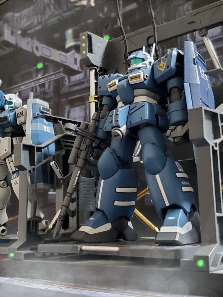 こうして数々の戦場を生き抜いてきた彼女はジャブロー防衛戦終了後、これまでの戦績が評価され、人事部より新造されたティアンム艦隊旗艦『タイタン』の直轄護衛部隊への配属を通達される。そしてビアンカ少尉はジャブロー本部MS工房にてロールアウトした最新機種RX-77D 量産型ガンキャノンを受領するのであった。ビアンカ少尉が着任した直衛部隊は、ティアンム中将指揮する第2連合艦隊の旗艦『タイタン』に新設された名誉ある部隊。部隊長に任命されたデリス・ハノーバー中尉をはじめ、優秀なパイロットたちで構成されており、ビアンカ少尉はその面子に安堵感と身の引き締まる思いを覚えていた。