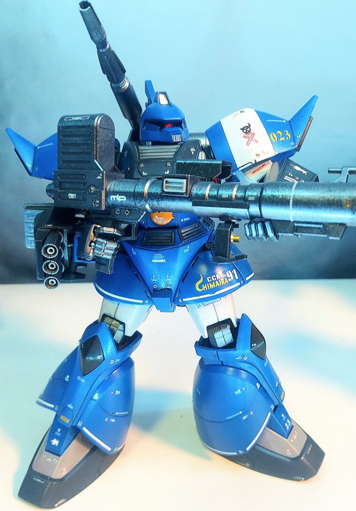 ジェラルド機では手抜きだったロケバズを少しディテールアップラッツリバーには3ミリメタルパイプを埋め込み