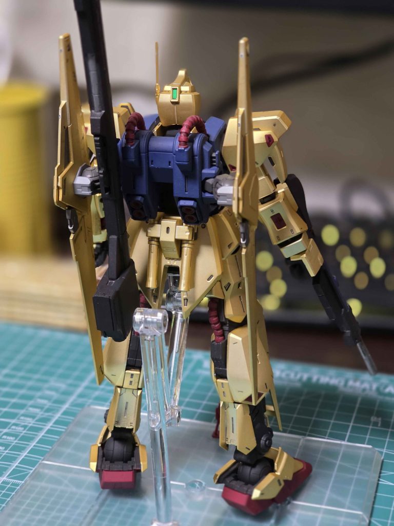 ウェザリング前の背面