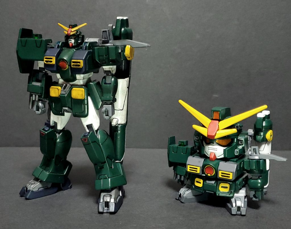 1/144 レオパルドと。同時に製作しました。武器の再現率高いですし、良キットですね！最後までご覧いただきありがとうございました！