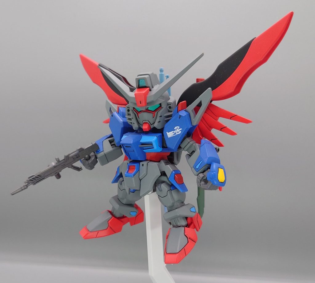 BB戦士みたいに光の翼は欲しかったなぁて感じです。ただプロポーションはSDEXのほうが好みなので合わせらたらサイコーって感じかなぁ