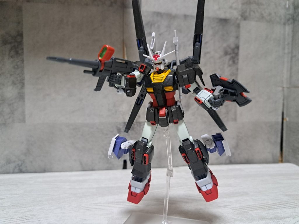 マルチバーニアに変えた事で足のハードポイントをシンプルになりました。